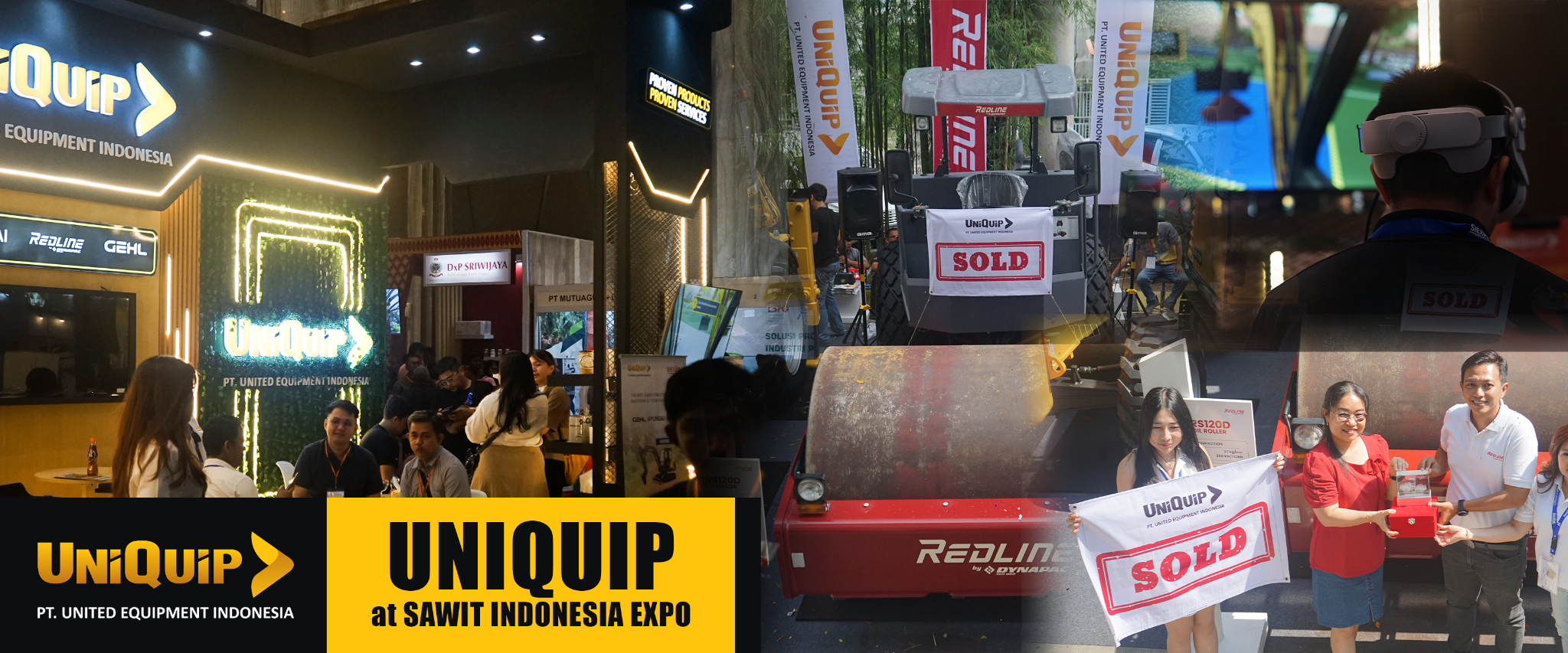 BOOTH UNIQUIP AT SAWIT INDONESIA EXPO - PEKANBARU 2025